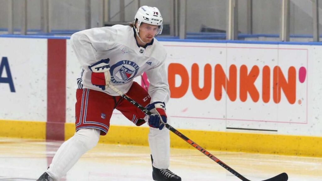 Brennan Addonizio at an NHL Draft event