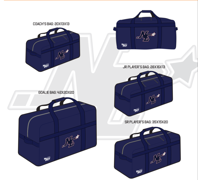 Youth hockey bag sizing chart