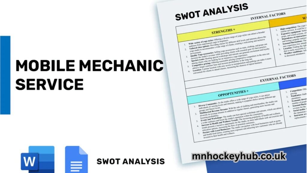 swot analysis for mobile mechanic business